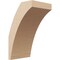 Ekena Millwork 5-inch W x 6-inch D x 10-inch H Thorton Rough Cedar Woodgrain TimberThane Knee Brace, Primed BRCUR05X06X10THRRCPR - alternate 1